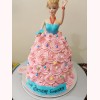 Cake for Birthday (Barbie Doll Cake)