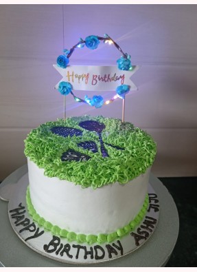 Badminton Theme Cake