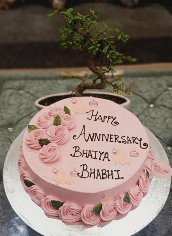 Anniversary Cake For Bhaiya Bhabhi