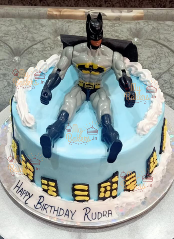 Batman Theme Birthday Cake 
