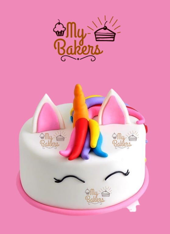 Beautiful Unicorn Theme Cake