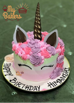 Delectable Unicorn Theme Cake