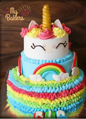 Exclusive Unicorn Theme Cake