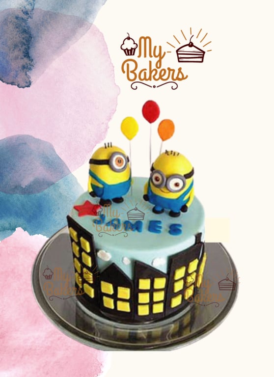Fabulous Minion Birthday Cake