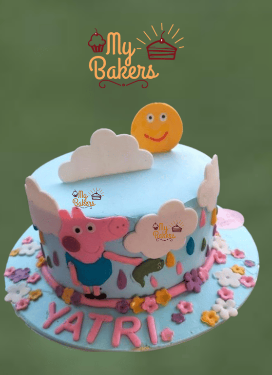 Peppa Pig Cloud Cake