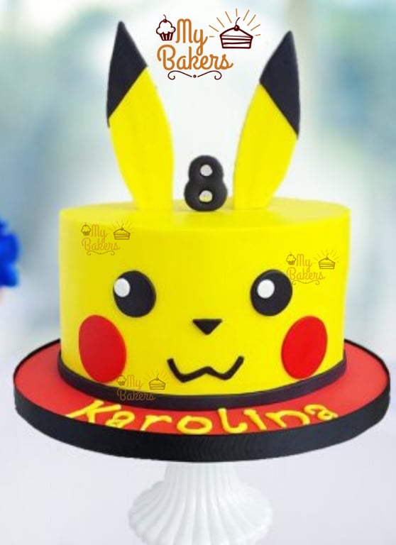Pikachu Theme Cake