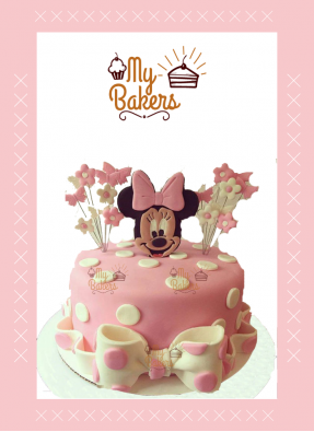 Ravishing Minnie Mouse Theme Cake
