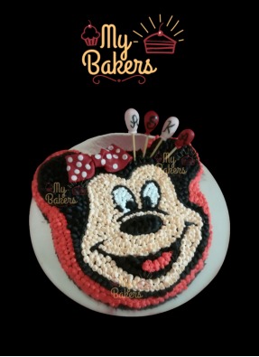 Unique Minnie Mouse Theme Cake