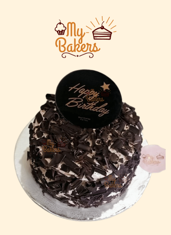 Chocolate Flakes Birthday Cake