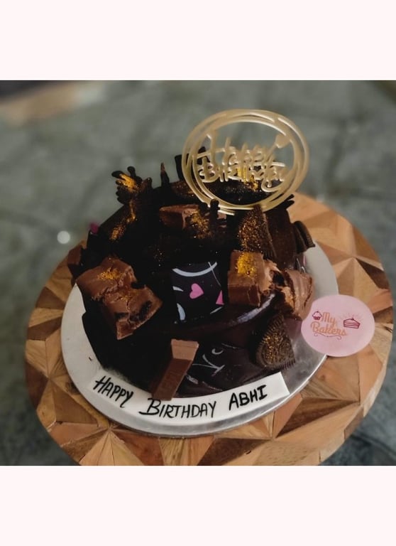Chocolate Overloaded Birthday Cake 