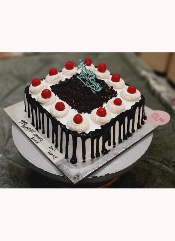 Delicious Black Forest Birthday Cake