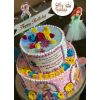 Delicious Two Tier Barbie Birthday Cake