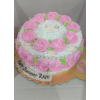 Creamy Rose Flower Cake