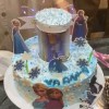 Frozen Theme Surprise Birthday Cake