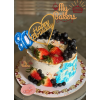 Juicy Fruit Birthday Cake