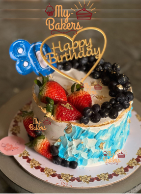 Juicy Fruit Birthday Cake