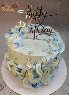 Delicious Icing Cream Birthday Cake