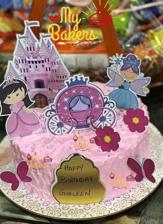 Princess Theme Special Birthday Cake