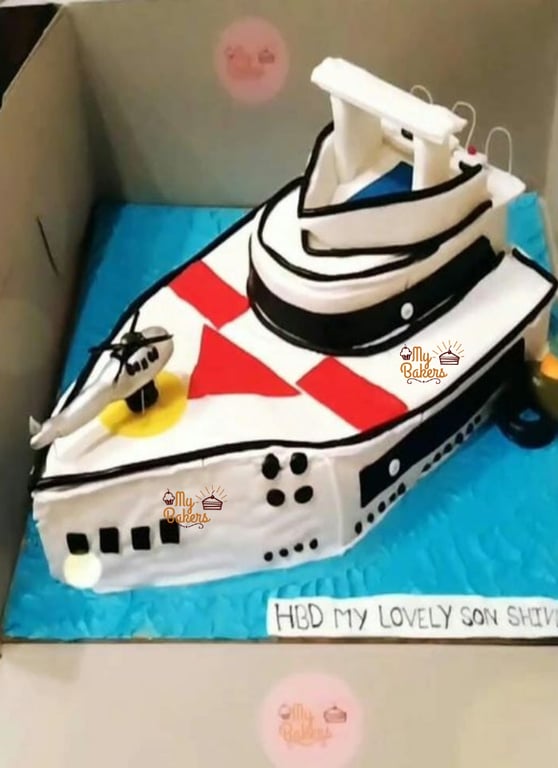Ship Theme Cake