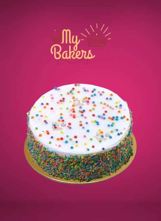 Colorful Sprinkles Yummy Cake
