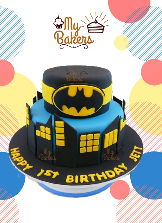Exclusive Batman Theme Cake