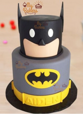 Delicious Batman Theme Cake