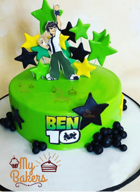 Exclusive Ben 10 Theme Cake