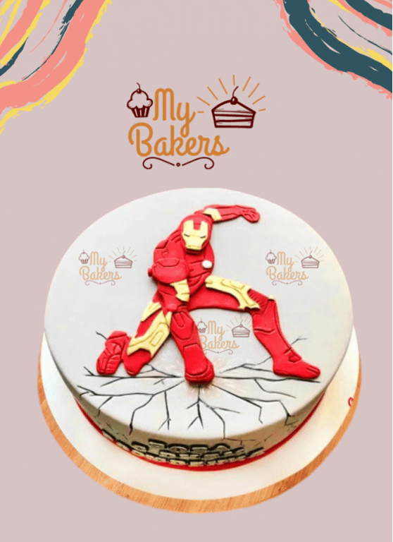 Flavourful Super Hero Theme Cake