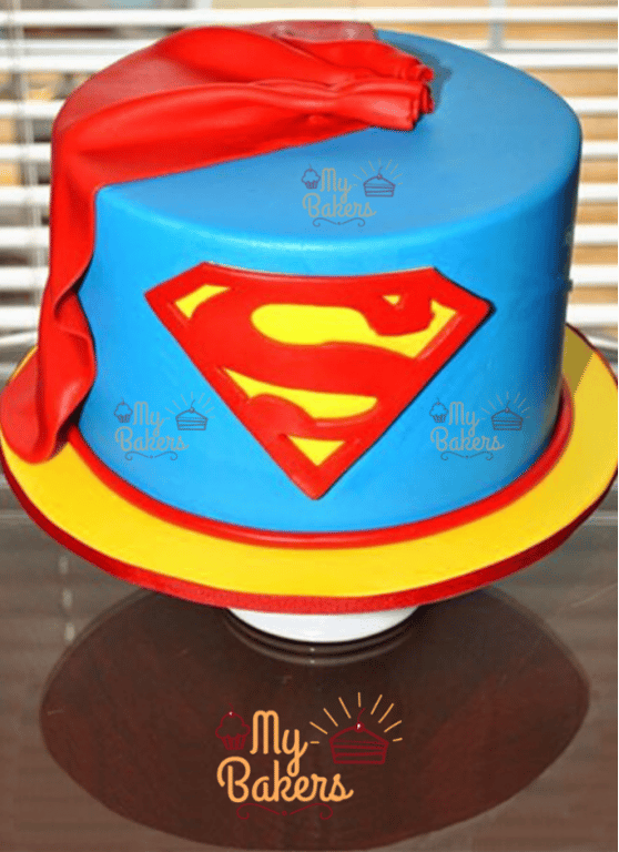 Exclusive Superman Theme Cake