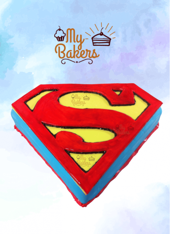 Superman Theme Cake
