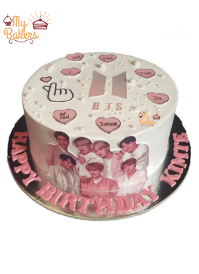 BTS Theme Cake