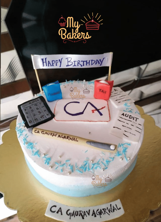 CA Theme Birthday Cake