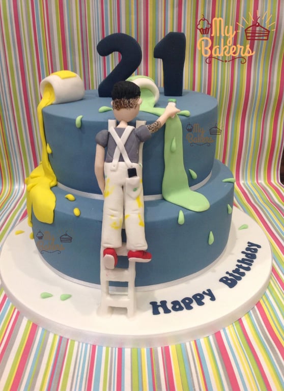 Turn To 21 Years Birthday Cake