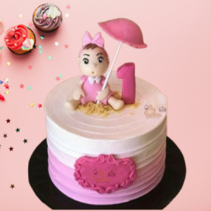 1st Birthday Cake Girl