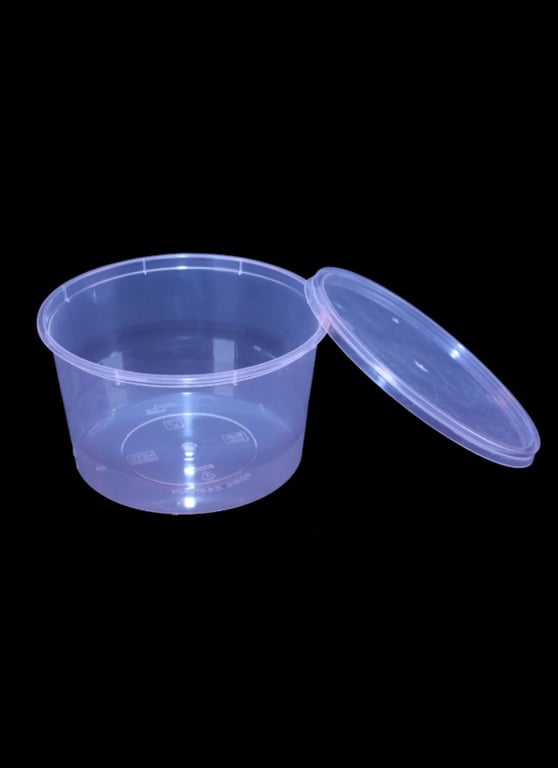 Round Container 500-ml pack of 10