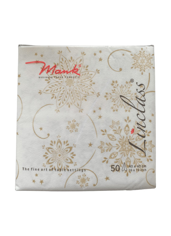 Luxury Premium Designer Cloth Napkin White 40 x 40 cm pack of 50