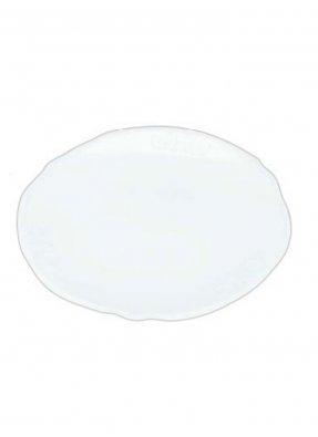 Flower plate small White pack of 10