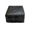 Premium Plain Cloth Napkin Black 25 x 25 cm pack of 100