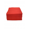 Premium Plain Paper Napkin 3ply Red 24 x 24 cm pack of 50