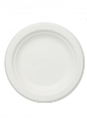 Biodegradable round plate 6 inch pack of 10