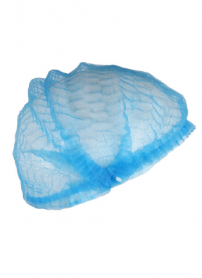 Disposable Mob Cap blue pack of 100