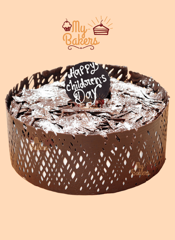 Childrens Day Black Forest Chocolate Cake