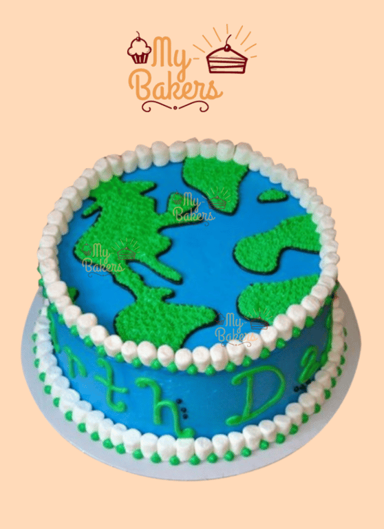 Delectable Earth Day Theme Cake