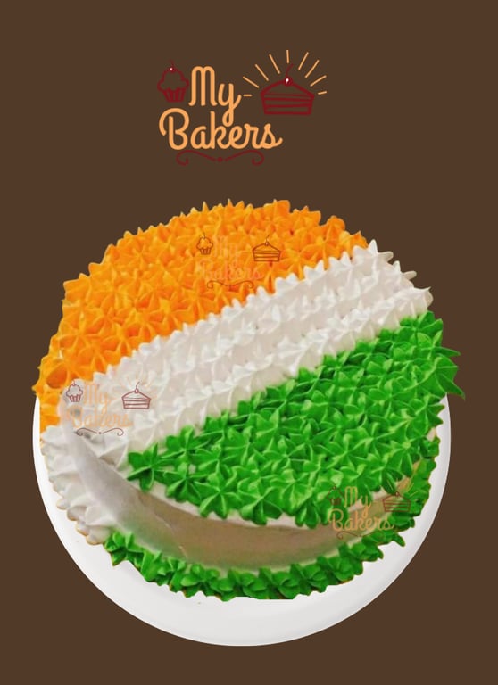 Independence Day Special Tri Color Cake