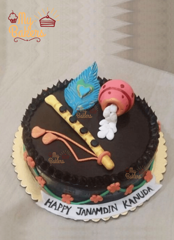 Janmashtmi Special Chocolate Cake