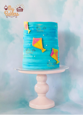 Kite Pongal Theme Tall Cake