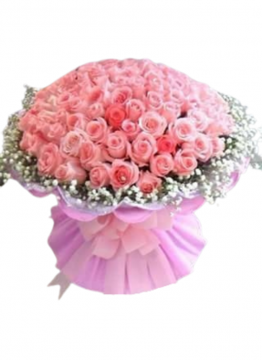 Extreme Pink Roses Bouquet