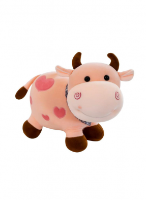 Cute Cow Plush Soft Toy 60 cm Pink