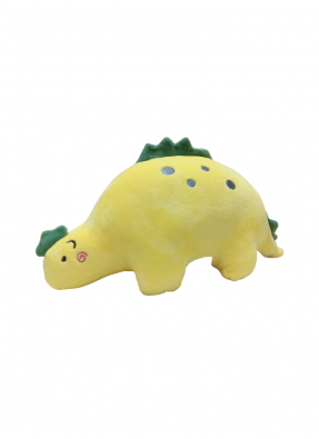 Dinosaur Sleeping Soft Toy 35 cm Yellow