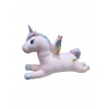 Giant Unicorn Sleeping Soft Toy 55 cm Pink